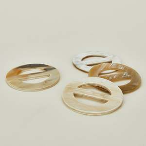 Anillo para Servilletas de Cuerno de Búfalo Natural para Decoración de Mesas de Boda y Eventos, Calidad Premium - Product Image 4