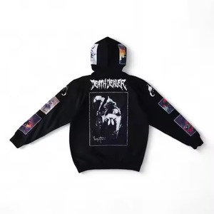 Sudadera con capucha unisex con cremallera completa, estilo urbano moderno, cómoda, perfecta para el uso diario. - Product Image 2