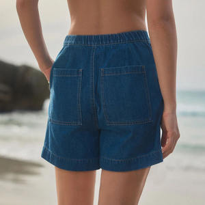 Shorts de mezclilla para mujer, estilo lavado, inspirados en diseñadores, tendencia de verano 2026, precio de fábrica, venta al por mayor, directo de fábrica, precio económico, OEM - Product Image 2