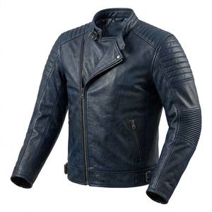 Veste en cuir pleine fleur pour hommes, vestes pour motards, équipement de sécurité professionnel pour motards, vente en gros - Product Image 6