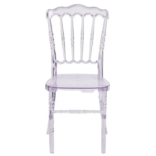 Chống Tia Cực Tím Xếp Chồng Trong Suốt Nhựa Acrylic Đám Cưới Chiavari Ghế Cho Bán Buôn