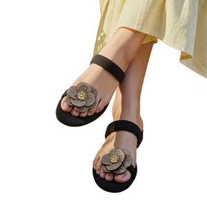 Sandalias de Moda para Mujer, Antideslizantes, con Parte Superior de Satén de Alta Calidad y Entresuela Antideslizante, Nuevo Stock - Product Image 1