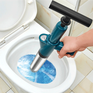 Émbolo de <span class=keywords><strong>fregadero</strong></span> de cocina para limpiar <span class=keywords><strong>tuberías</strong></span> de alcantarillado y émbolos de inodoro obstruidos de acero inoxidable de alta presión para el hogar - Product Image 1