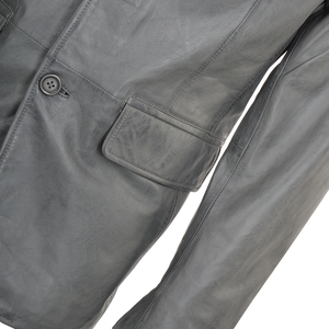 Blazer en cuir pour homme, tendance, anti-plis, qualité supérieure, prix abordable, avec logo/couleurs personnalisables - Product Image 5