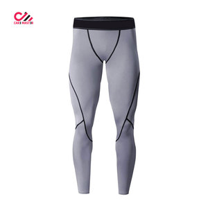 Leggings de sport de haute qualité pour hommes, taille élastique, grande taille, séchage rapide, respirant, coton, fibre de bambou, antibactérien - Product Image 2