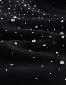 All Over Rhinestone Hoodie Custom Heavyweight <b>Thick</b> <b>Fleece</b> Cotton Hoodie for Men Loose Fit Diamond Streetwear Rhinestone Hoodies - Product Image 4