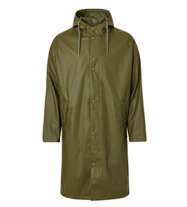 Hot Selling Long Waterproof Breathable Polyester Women's Raincoat High Quality Outdoor Travel Rainwear - Product Image 1