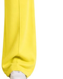 Pantalon de jogging ample taille haute jaune citron pour femme, personnalisé par le fabricant, style décontracté pour le quotidien - Product Image 4