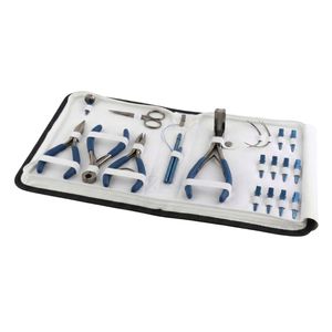 Kit d'outils professionnels pour extensions de cheveux bleu royal, pinces micro-link en acier inoxydable, accessoires de salon personnalisés - Product Image 4