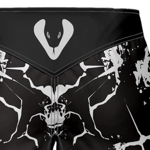 Shorts de combat MMA Black Thunder, shorts d'entraînement de Muay Thai, de kickboxing et de grappling pour hommes, design personnalisé - Product Image 2