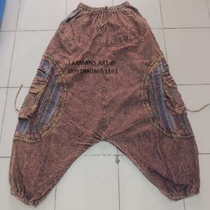 Sarouel patchwork en coton pyjama sarouel en coton pyjama patchwork en coton pyjama indien pyjama patchwork en coton népalais pantalon bohème - Product Image 1