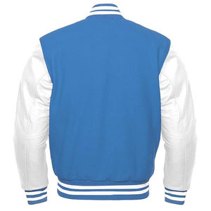 แจ็คเก็ตวาร์ซิตี้รุ่นยอดนิยม ระบายอากาศได้ดี คอเสื้อแบบคอกลม  รับสกรีนโลโก้ แขนยาวเต็มตัว แจ็คเก็ตเบสบอลสไตล์วิทยาลัยสำหรับผู้ชาย - Product Image 6