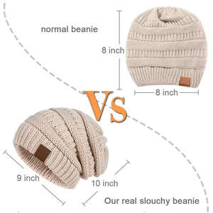 Premium <b>Winter</b> Knit Beanie <b>Hat</b> for <b>Men</b> and Women Soft Warm Stretchable Skull Cap for Outdoor Use - Product Image 6