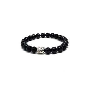 High Quality Black Tourmaline Beads Buddha Bracelet Romantic Gift Fashion Charm Jewelry <b>for</b> <b>Men</b> Women Energy Meditation - Product Image 1