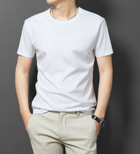 T-shirt à manches courtes en coton 180g, coupe ample, col rond, personnalisable avec logo OEM, grande taille, t-shirt ample - Product Image 4