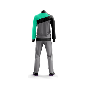 Nouvel ensemble de sportswear décontracté d'hiver pour homme, respirant, uni, de conception personnalisée, avec sweat à capuche zippé et pantalon de survêtement doux et luxueux - Product Image 5