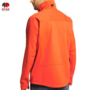 Veste Softshell de qualité supérieure Ryan Pro Gear pour hommes, imperméable, coupe-vent, tissu tricoté écologique - Product Image 3