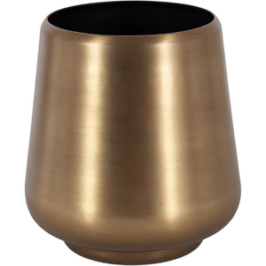 Magnifiques jardinières en métal doré de forme ronde, accessoires de jardin pour la maison, balcon, patio, pots et jardinières - Product Image 2