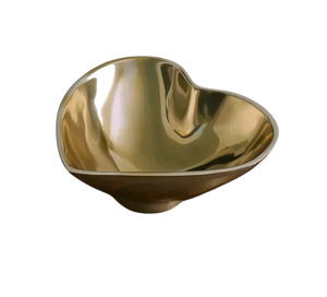 Cuenco de latón para frutas y chocolate, vajilla para fiestas, ensaladera, suministros para eventos, decoración del hogar, cuenco portátil para café - Product Image 5