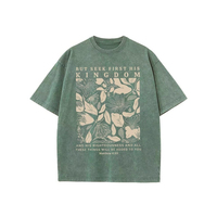 T-shirt en coton bleu marine surdimensionné pour homme avec imprimé toile d'araignée sur le devant, col rond, manches courtes, style streetwear, coupe jersey