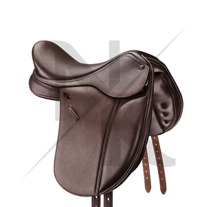 Silla de Doma Inglesa de Cuero Vacuno Ligera de Contacto Cercano, Fabricada en Pakistán - Product Image 3