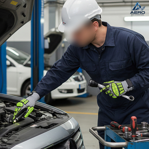 Elastic Wristband High-Performance Safety Wear Featuring Integrated Protection and Durable Reinforced Construction TPR <b>Gloves</b> - Product Image 5
