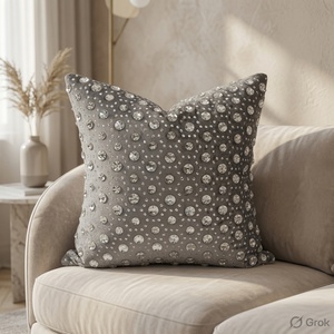 เบาะรองนั่งพื้นลายดาวกำมะหยี่หรูหราสำหรับโซฟาบ้านและนอกบ้าน - Product Image 3