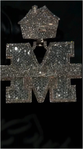 Colgante de Letra Grande con Diseño 3D Personalizado para Hombre y Mujer, Joyería Hip Hop, Colgante de Moissanita, Plata 925 - Product Image 5