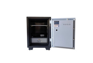 Le coffre-fort YUNOS YNS-69F est un coffre-fort en acier inoxydable, résistant au feu et à l'eau, et équipé d'un verrouillage par empreinte digitale. - Product Image 6