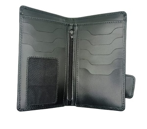 Cartera de Cuero Genuino para Hombre, Ligera y de Alta Calidad, con Protección RFID, Plegable, Larga, para Uso Diario, Forro de Poliéster, Personalizable - Product Image 5