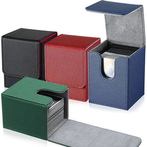 Porte-cartes de poker en cuir PU pleine fleur de qualité supérieure, fait main, avec motifs d'as de poker western, pour hommes - Product Image 6