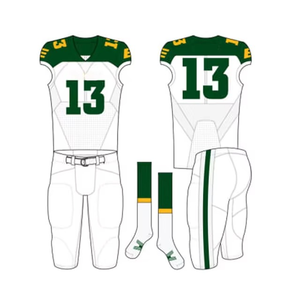 Uniforme de football américain personnalisé, léger, respirant, en maille, à manches courtes, de haute qualité, nouveau style, uni, grande taille - Product Image 3