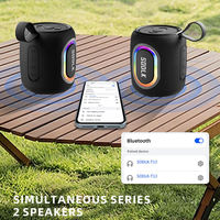 Nouvelle enceinte portable SODLK T13 15W BT 5.3, étanche IPX6, lumière RGB, cordon, prise en charge TWS TF USB, enceinte extérieure sans perte de qualité T330