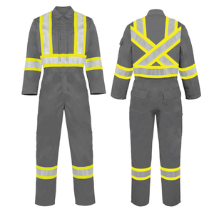 Vêtements de sécurité pour les travailleurs, logo et taille personnalisés, vêtements de travail haute visibilité pour hommes, combinaison haute visibilité réfléchissante, prix bas - Product Image 3