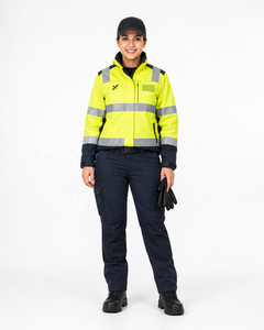 Uniformes d'aviation sur mesure à manches longues pour femmes - Modèle X Sports City XSC-W-RA-U-F1 |   Uniformes d'aviation OEM ODM |   Haute visibilité - Product Image 1