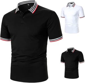 High Quality Men's Shirt Solid Short Sleeve Modern Fit Design 100% Polyester Knitted Anti-Wrinkle Pocket Factory Direct - Product Image 3