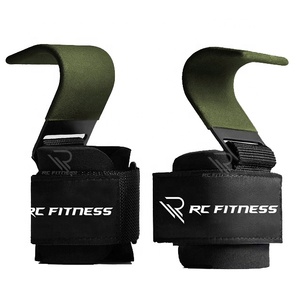 Sangles de poignet RC Fitness Wear pour soulevé de terre avec boucle de fermeture pour la musculation et le powerlifting - Légères, antidérapantes, unisexes - Product Image 4
