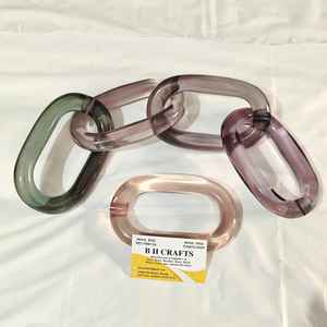 โซ่เรซิ่นใสหลากสีสัน สำหรับตกแต่งผนัง ทำเองได้ ใช้เป็นฉากกั้นห้อง ตกแต่งม่านสไตล์นางฟ้า - Product Image 4