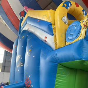 Gaming Application PVC material Easy Setup Features Amusement parks <b>Inflatable</b> Water Slide Bounce <b>House</b> 5m x 6m Viet Nam - Product Image 2