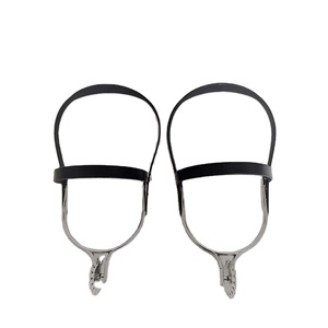 Espuelas de Alta Calidad y Cinturón de Espuelas Ajustable de Cuero, Equipo de Equitación Estilo Vaquero Occidental, Equipo de Entrenamiento Ecuestre - Product Image 1