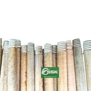 Escobas de madera para el hogar con diseño floral, mango de PVC, portátiles, ecológicas, para limpieza de vidrios y baños, venta directa de fábrica - Product Image 1