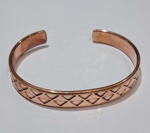 Wholesale Ladies Fashion Copper Cuf Bangles <b>Bracelet</b> Stylish Party Gift for <b>Women</b> and Girls GC-BL-427 From India - Product Image 1