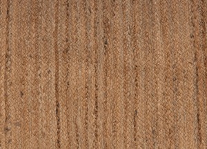 Coastal Braided Jute Area <b>Rug</b> Rectangle Scalloped Edge Non-Slip <b>Flat</b> Weave Hallway <b>Rug</b> Natural Blue Trim - Product Image 6