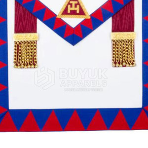Delantales de Masonería Personalizados, Hechos a Mano, Bordados en Cuero, Ajustables, Diseño Ceremonial Distintivo, con Pin de Seguridad - Product Image 3