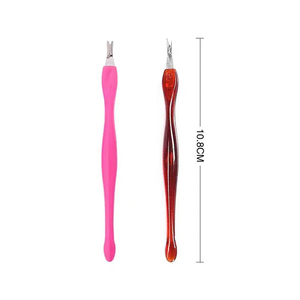 Premium Stainless Steel Reusable Manicure <b>Nail</b> Pusher Dual-Ended Double-Use Professional Results at Your Fingertips - Product Image 4