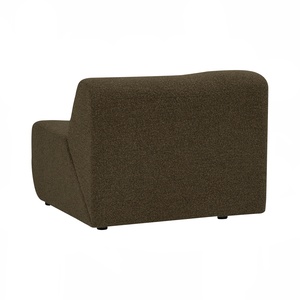 Sofá Modular Minimalista de un Solo Asiento con Brazo Derecho, Sillón Seccional de Tela, Sofá Minimalista para Sala de Espera de Oficina - Product Image 3