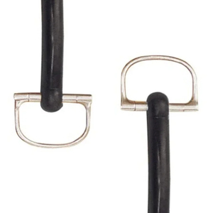 บิตม้าแบบ D-Ring ยางหุ้มปาก หัวจับสแตนเลส สำหรับขี่ม้า - Product Image 5