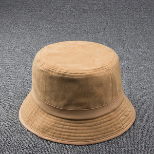 Unisex Custom Embroidery Logo Wide Brim Cotton Fisherman Caps Solid Color New Outdoor Bucket <b>Hats</b> <b>for</b> <b>Women</b> Casual Cycling - Product Image 4