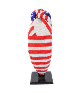 Heavy Duty Full Beaded American Flag <b>Headband</b> Women and Girls Handmade Padded USA Stripe Statement Hairband for Gift Items 2026 - Product Image 1