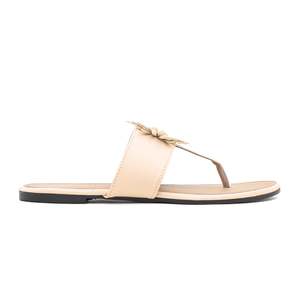 Sandalias Tacón Beige Casual CL1234 Estilo - Product Image 2
